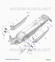 CHASSIS, PROTECTION D'EMBRAYAGE, FOOTRESTS, AND RUNNINGBOARDS