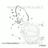 DRIVE TRAIN, MAIN SUPPORT PONT