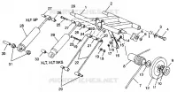 BRAS DE SUSPENSION ARRIERE XLT 0940767, XLT SP 0930667   XLT SKS 0940567 (4925022502024A)