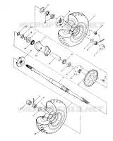 ROUE ARRIERE DRIVE ASSEMBLY (4913501350017A)