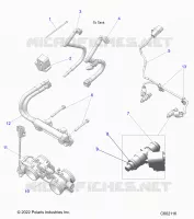 SYSTÃˆME D'ALIMENTATION, RAIL, LINES AND THROTTLE BODY