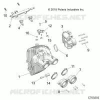 ENGINE, INTAKE AND CORPS DE PAPILON