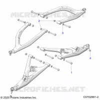 SUSPENSION AVANT CONTROL ARMS MOUNTING