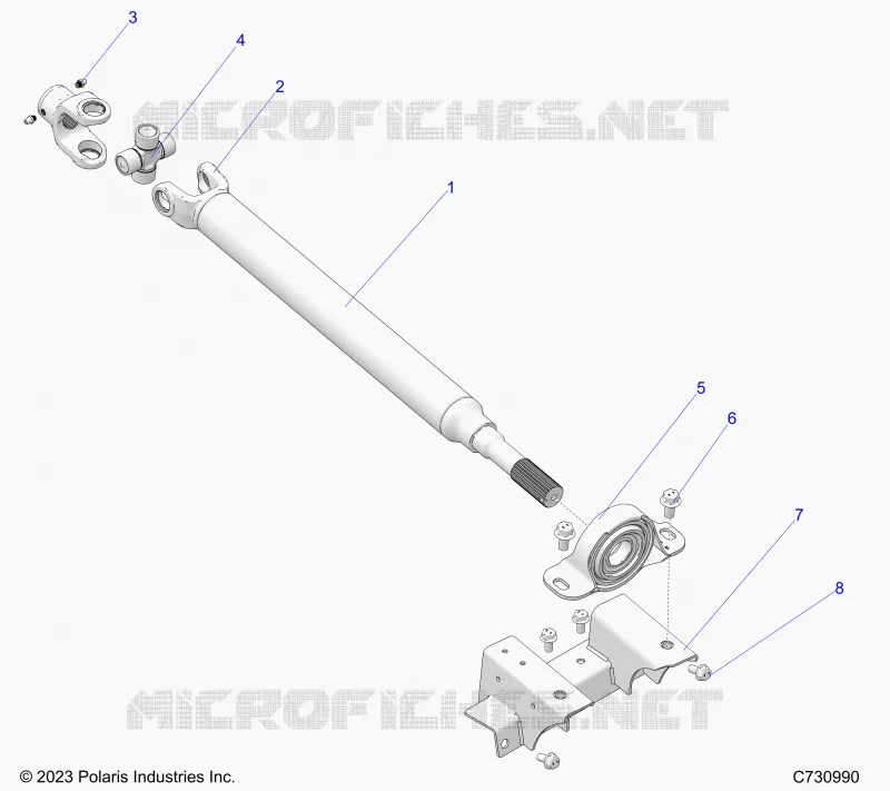 SYSTÃˆME DE TRANSMISSION, MID PROP SHAFT