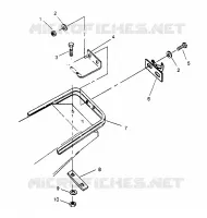 HITCH ASSEMBLY  EUROPEAN 500 EFI SKS E952574 (4929052905A013)