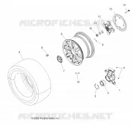 ROUES, REAR and HUB