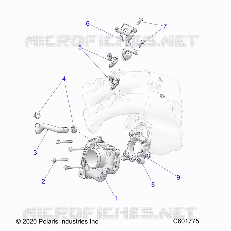 SYSTÃˆME D'ALIMENTATION, THROTTLE BODY/FUEL RAIL