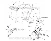 SUPPORT BATTERIE ASSEMBLY RXL TOURING 0950869 (4928982898C003)