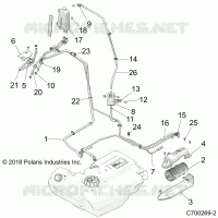 BODY, CARBURANT LINES, EVAP