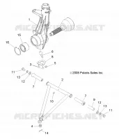SUSPENSION, A-ARM and SUPPORT MOUNTING