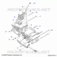 SYSTÃˆME DE TRANSMISSION, MAIN GEARCASE MOUNTING