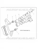 FREIN AVANT CALIPER (BUILT 11/13/13 AND UP TO 3/10/14)