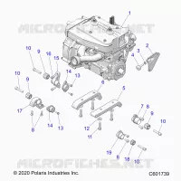 MOTEUR, MOUNTING & LONG BLOCK