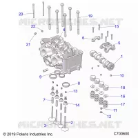 ENGINE, CULASSE AND VALVES