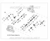 SYSTÈME DE TRANSMISSION, PONT PRINCIPAL INTERNALS