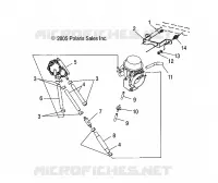 CARBURATEUR MOUNTING/POMPE A CARBURANT/LINES