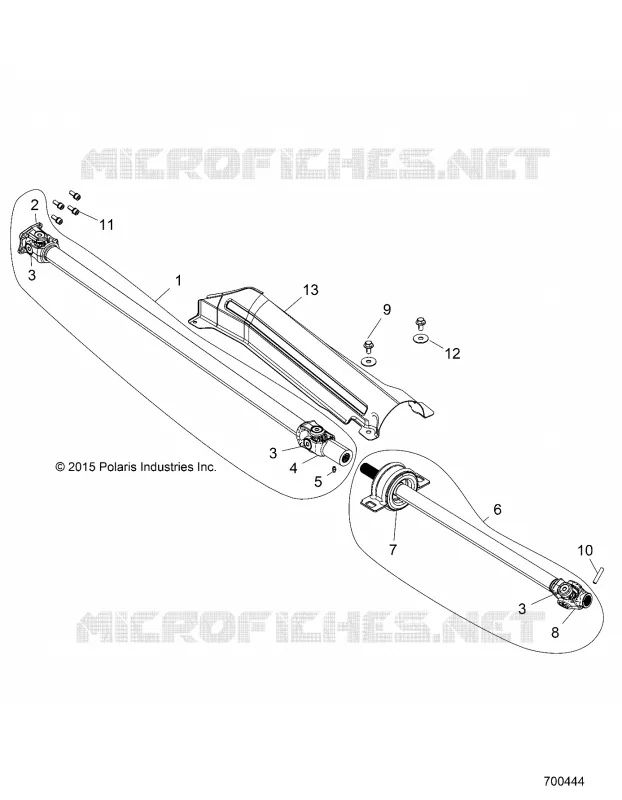 DRIVE TRAIN, ARBRE DE TRANSMISSION AVANT