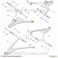 SUSPENSION AVANT CONTROL ARMS