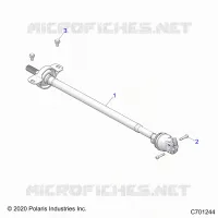 SYSTÃˆME DE TRANSMISSION, FRONT PROP SHAFT