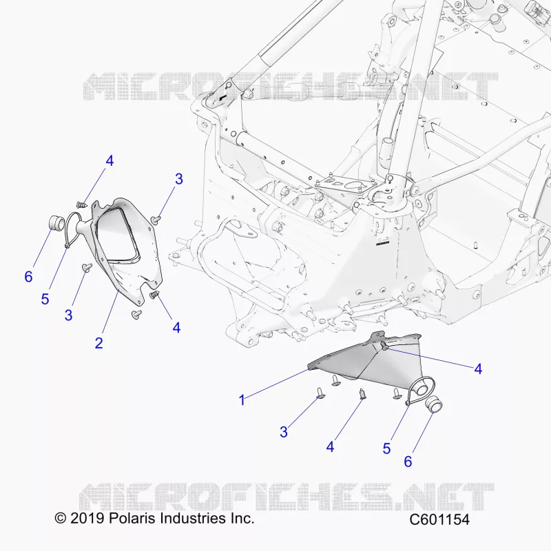 CHASSIS, TIE ROD BOOT ASM.