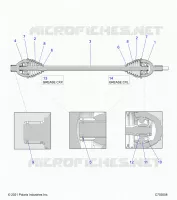 DRIVE TRAIN, HALF ARBRE DE TRANSMISSION ARRIERE