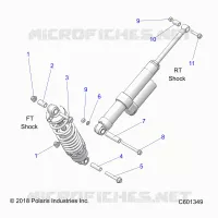 SUSPENSION, SUPPORT AMORTISSEUR , REAR SUSP.