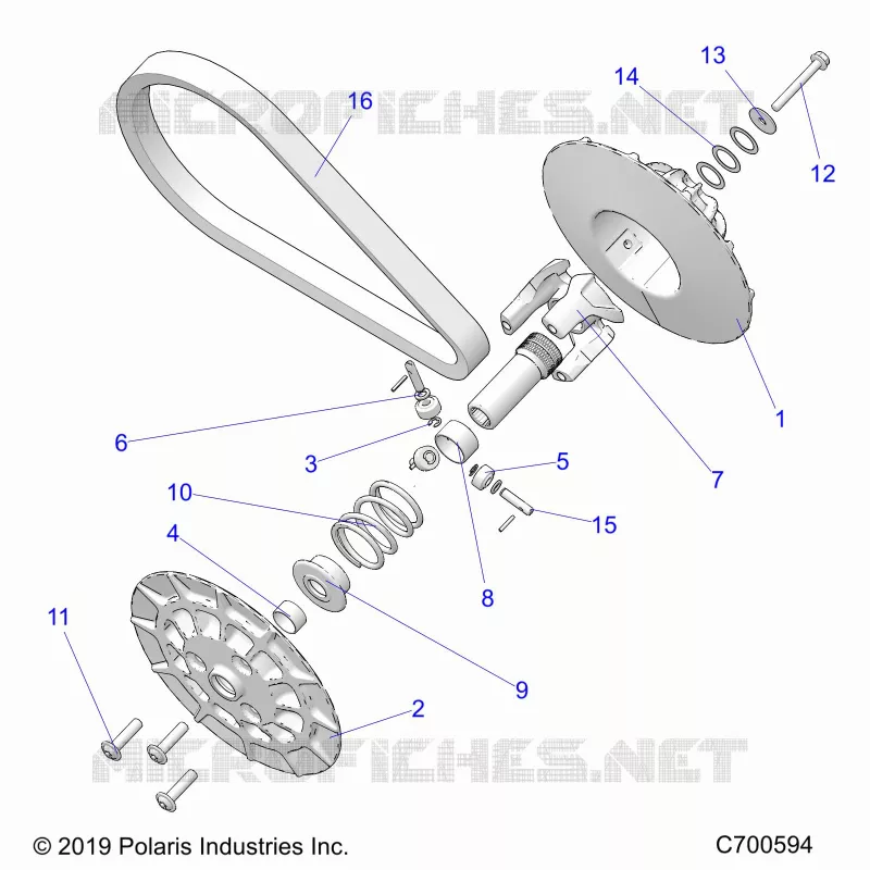 SYSTÃˆME DE TRANSMISSION, CLUTCH, SECONDARY
