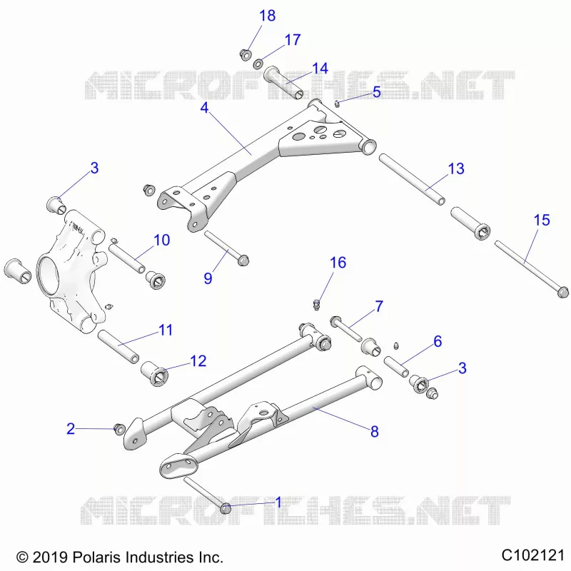 SUSPENSION ARRIERE CONTROL ARMS- A20SXD95AG 