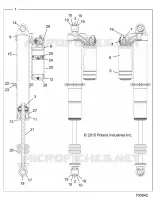 SUSPENSION, AMORTISSEUR AVANT INTERNALS
