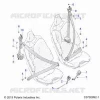 SIEGE BELT MOUNTING, STANDARD