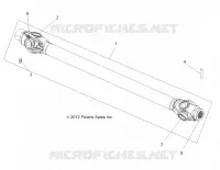 DRIVE TRAIN, ARBRE DE TRANSMISSION, FRONT