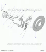 BRAKES, ETRIER DE FREIN ARRIERE