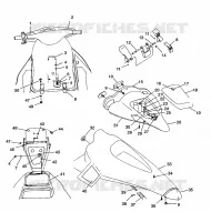 COFFRE AVANT HURRICANE B964466 and Intl. HURRICANE I964466 (4935733573A007)