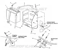 SUPPORT BATTERIE ASSEMBLY RXL TOURING 0940869 (4925062506036A)