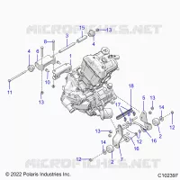 MOTEUR, MOUNTING & LONG BLOCK