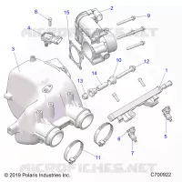 ENGINE, PRISE D'AIR MANIFOLD