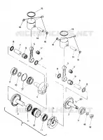 PISTON AND VILEBREQUIN  400 XC (4920122012029A)