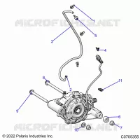 SYSTÃˆME DE TRANSMISSION, FRONT GEARCASE MOUNTING