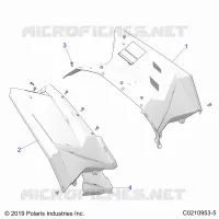 CARROSSERIE ARRIERE CAB AND HEAT SHIELDS