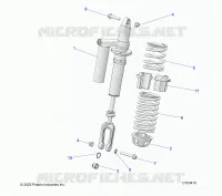 SUSPENSION, AMORTISSEUR AVANT MOUNTING