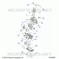 CARTERS MOTEUR AND CRANKSHAFT