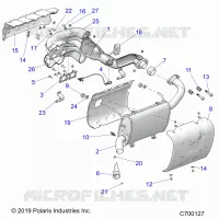 ENGINE, ECHAPPEMENT