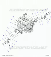 MOTEUR, MOUNTING &amp; LONG BLOCK