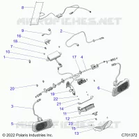 ELECTRICITE, DASH COMPONENTS, RIDE COMMAND