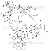 COFFRE AVANT SLT 780 B964588 and  Intl. SLT 780 I964588 (4935683568A008)