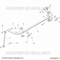 SUSPENSION, REAR BARRE STABILISATRICE