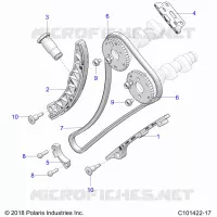 CHAINE DE DISTRIBUTION AND SPROCKET