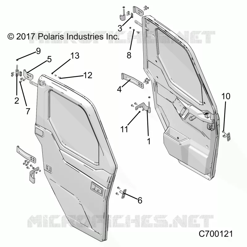 PORTES, FULL, MOUNTING