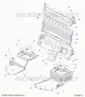 PLANCHER, REAR CLOSEOFFS