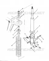 JAMBE DE FORCE AVANT ASSEMBLY (4916361636010A)